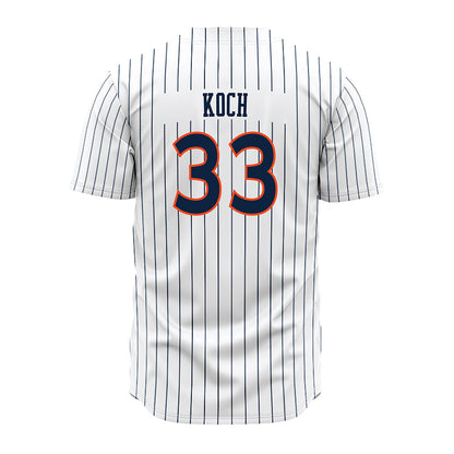 Auburn - NCAA Baseball : Mason Koch - Pinstripe Jersey-1