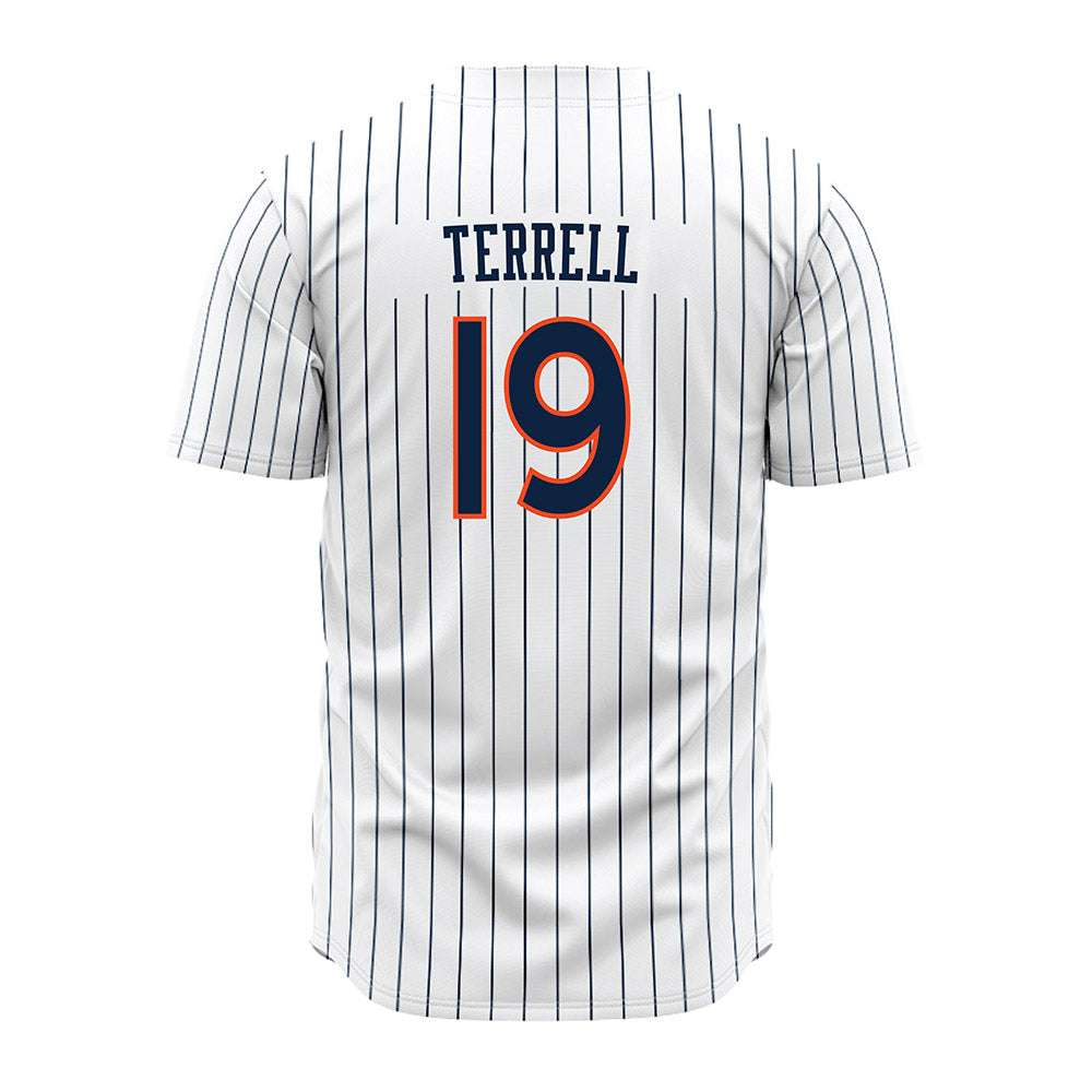 Auburn - NCAA Baseball : Bub Terrell - Pinstripe Jersey-1