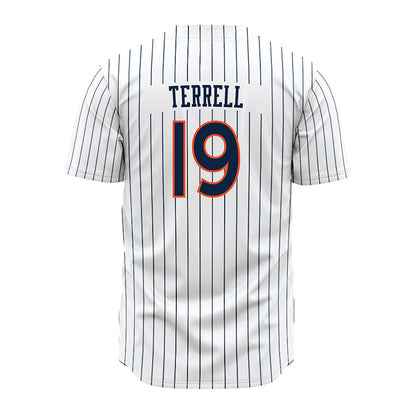 Auburn - NCAA Baseball : Bub Terrell - Pinstripe Jersey-1