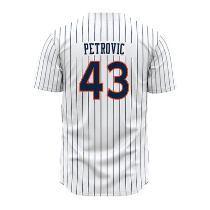 Auburn - NCAA Baseball : Alex Petrovic - Pinstripe Jersey