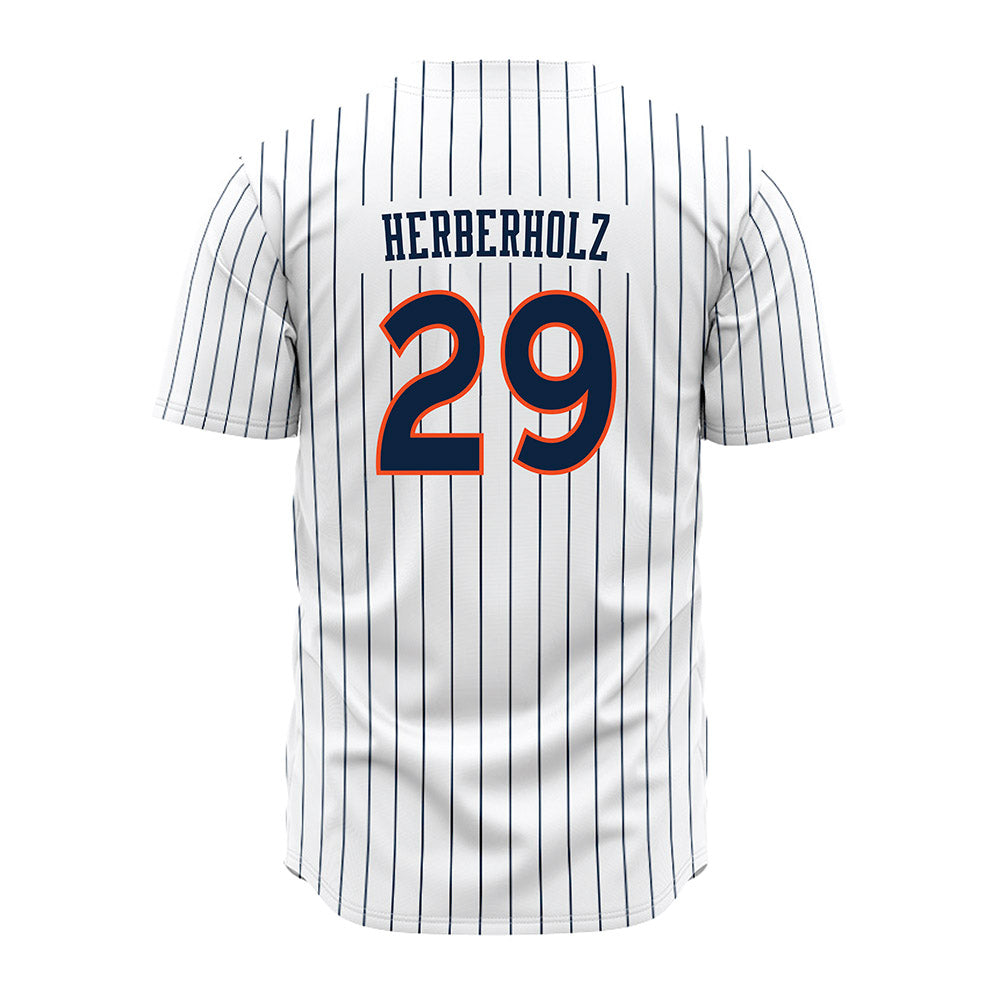 Auburn - NCAA Baseball : Christian Herberholz - Pinstripe Jersey