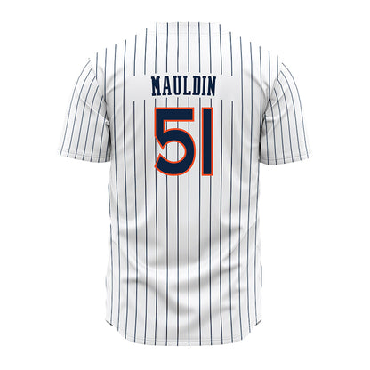 Auburn - NCAA Baseball : Ty Mauldin - Pinstripe Jersey