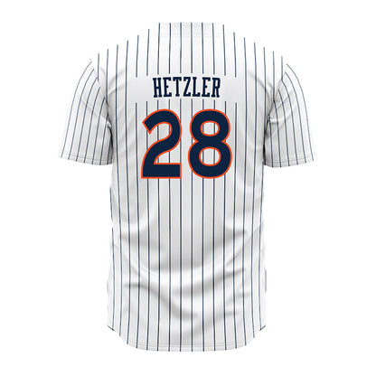Auburn - NCAA Baseball : Ryan Hetzler - Pinstripe Jersey-1