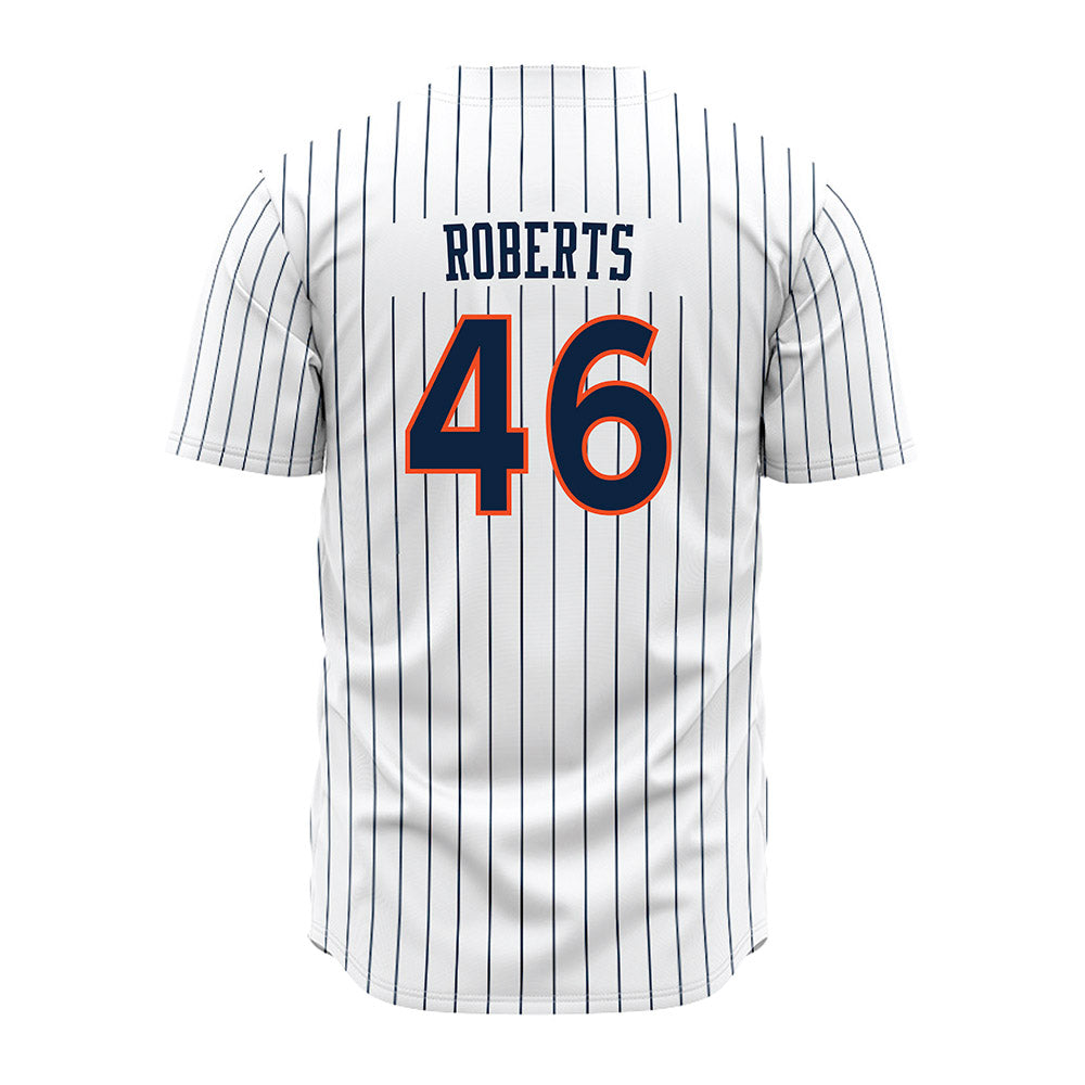 Auburn - NCAA Baseball : Saxon Roberts - Pinstripe Jersey-1