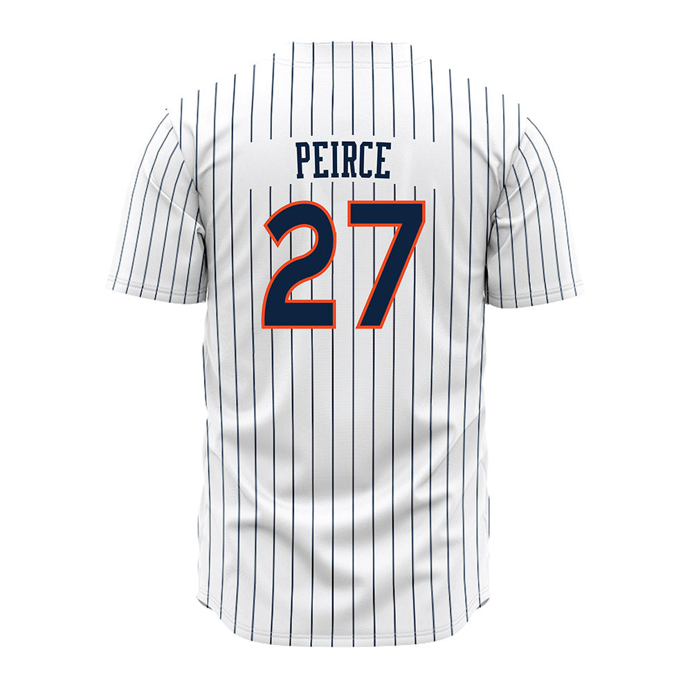 Auburn - NCAA Baseball : Bobby Peirce - Pinstripe Baseball Jersey