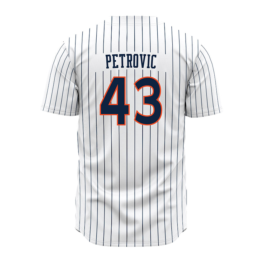 Auburn - NCAA Baseball : Alex Petrovic - Baseball Jersey Pinstripe