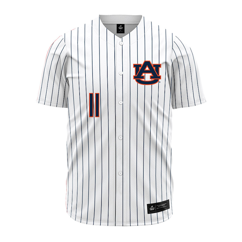 Auburn - NCAA Baseball : Brandon McCraine - Pinstripe Jersey-0