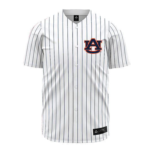 Auburn - NCAA Baseball : - Pinstripe Jersey-0