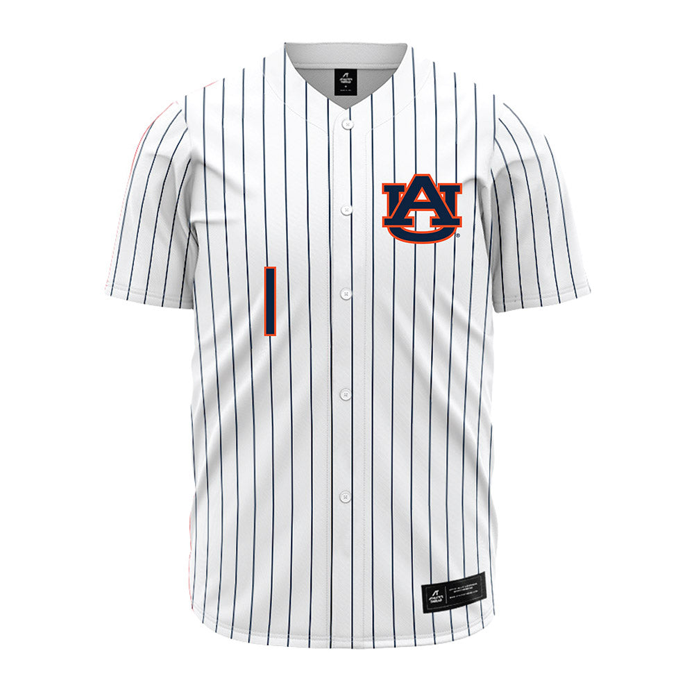 Auburn - NCAA Baseball : Ryne Farber - Pinstripe Jersey-0