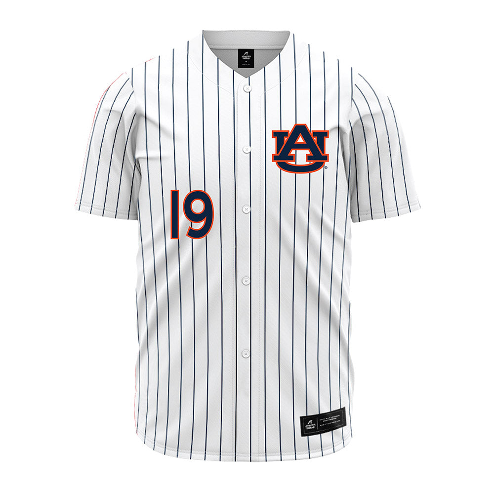 Auburn - NCAA Baseball : Bub Terrell - Pinstripe Jersey-0