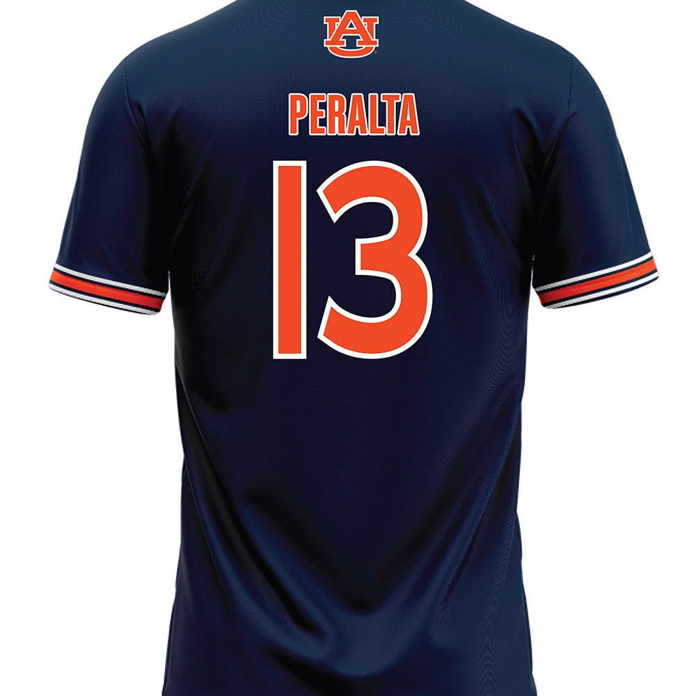 Auburn - NCAA Softball : Nelia Peralta - Navy Baseball Jersey