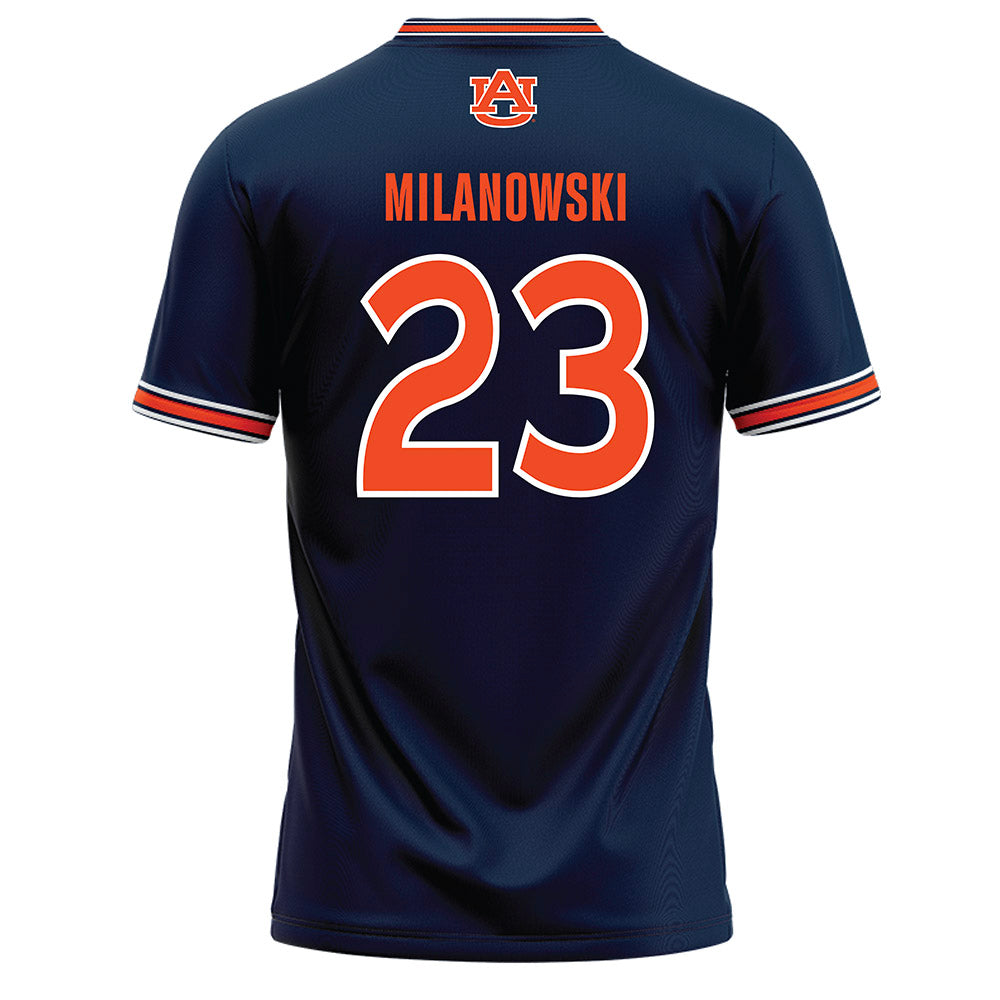 Auburn - NCAA Softball : Alexis Milanowski - Navy Baseball Jersey