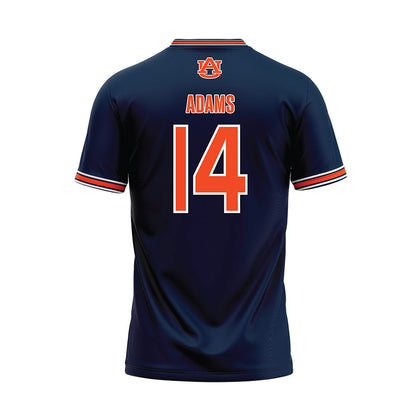 Auburn - NCAA Softball : AnnaLea Adams - Navy Baseball Jersey-1