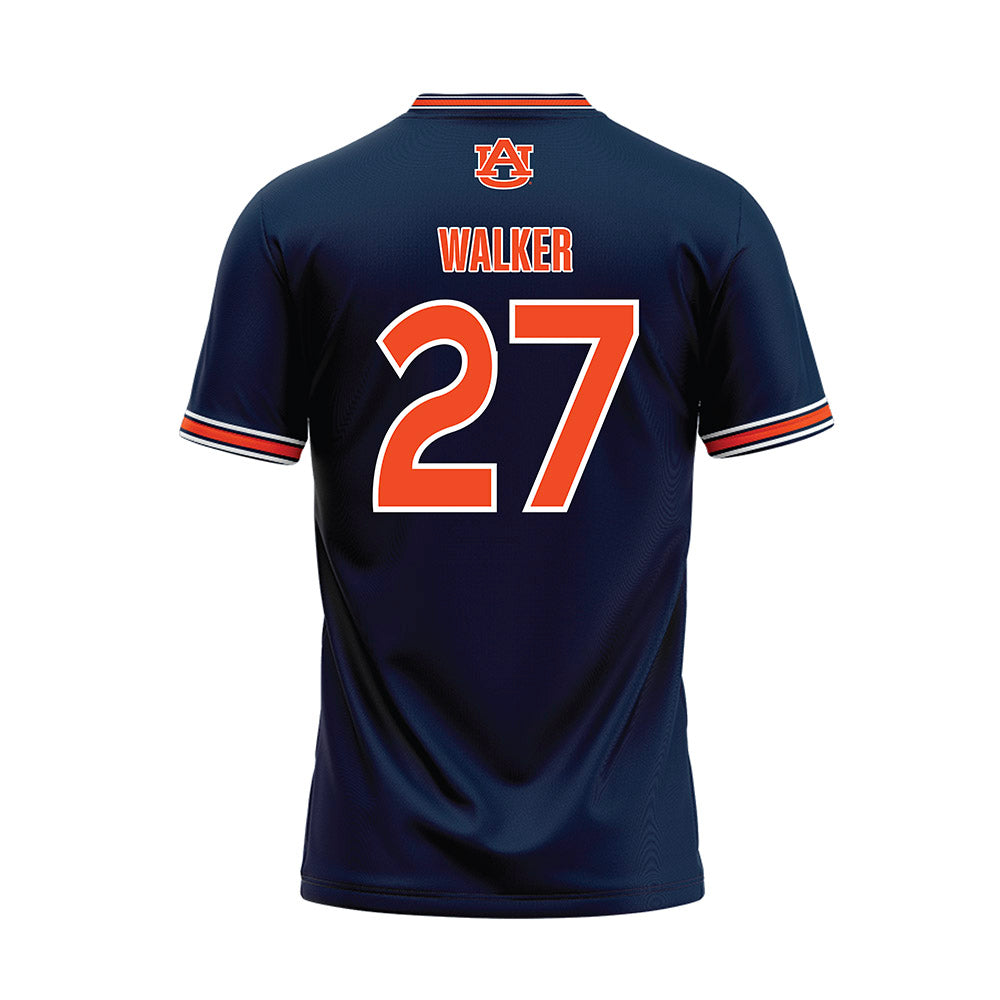 Auburn - NCAA Softball : Mckaela Walker - Navy Baseball Jersey-1