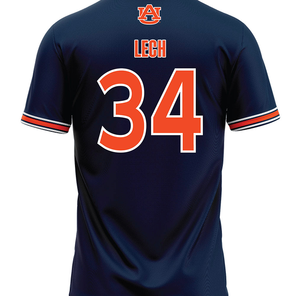 Auburn - NCAA Softball : Amelia Lech - Navy Baseball Jersey