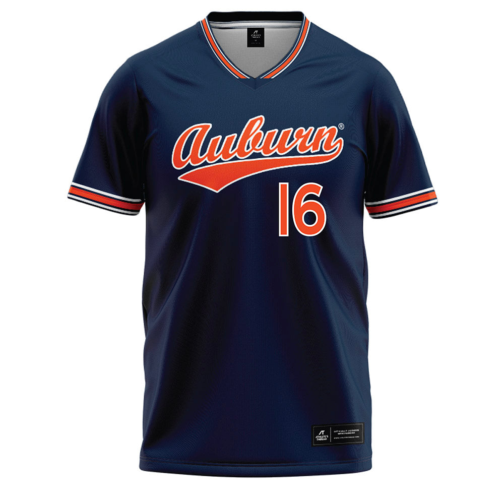 Auburn - NCAA Softball : KK McCrary - Navy Baseball Jersey