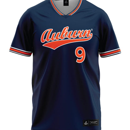 Auburn - NCAA Softball : Maddie Penta - Navy Baseball Jersey