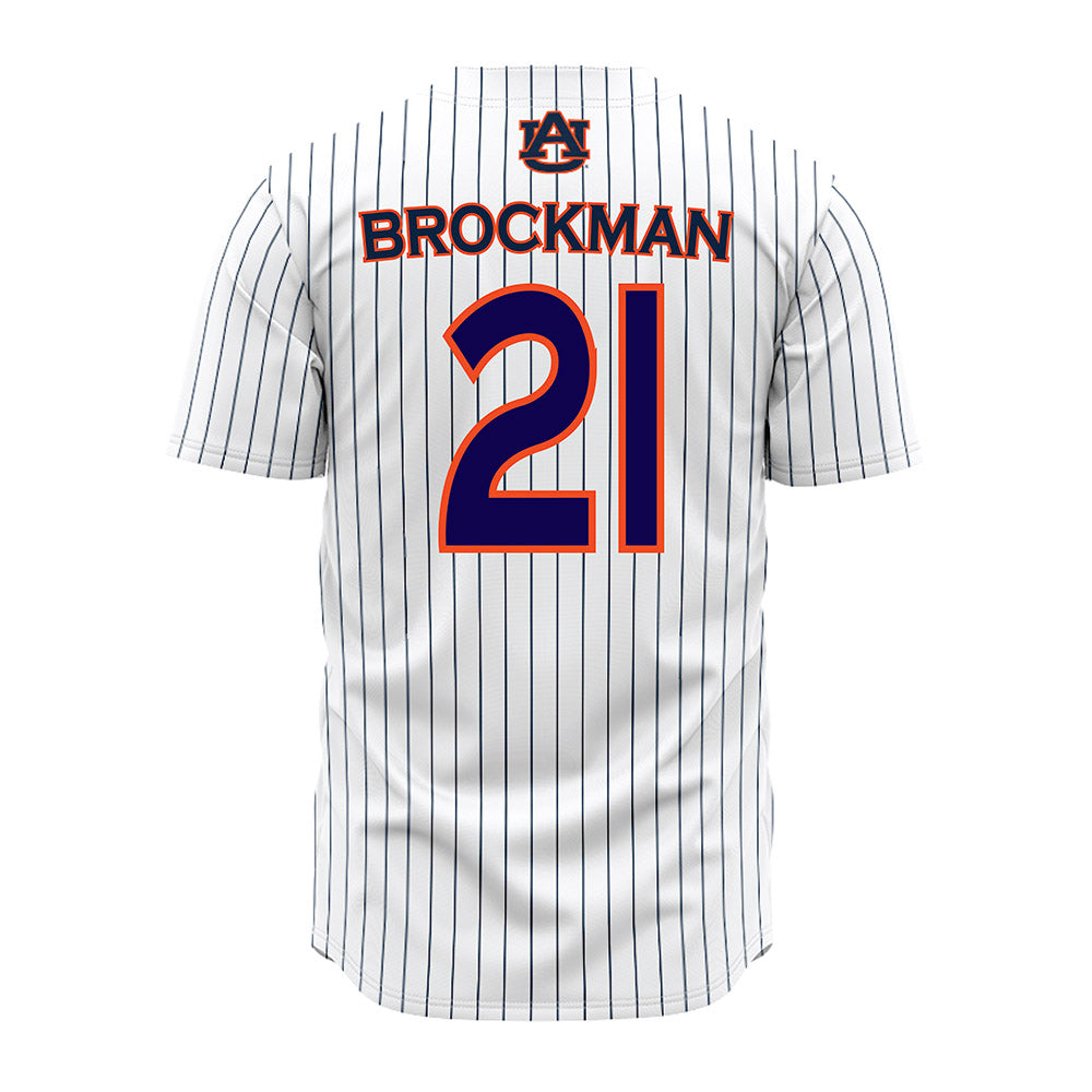 Auburn - NCAA Softball : Kylie Brockman - Pinstripe Jersey-1