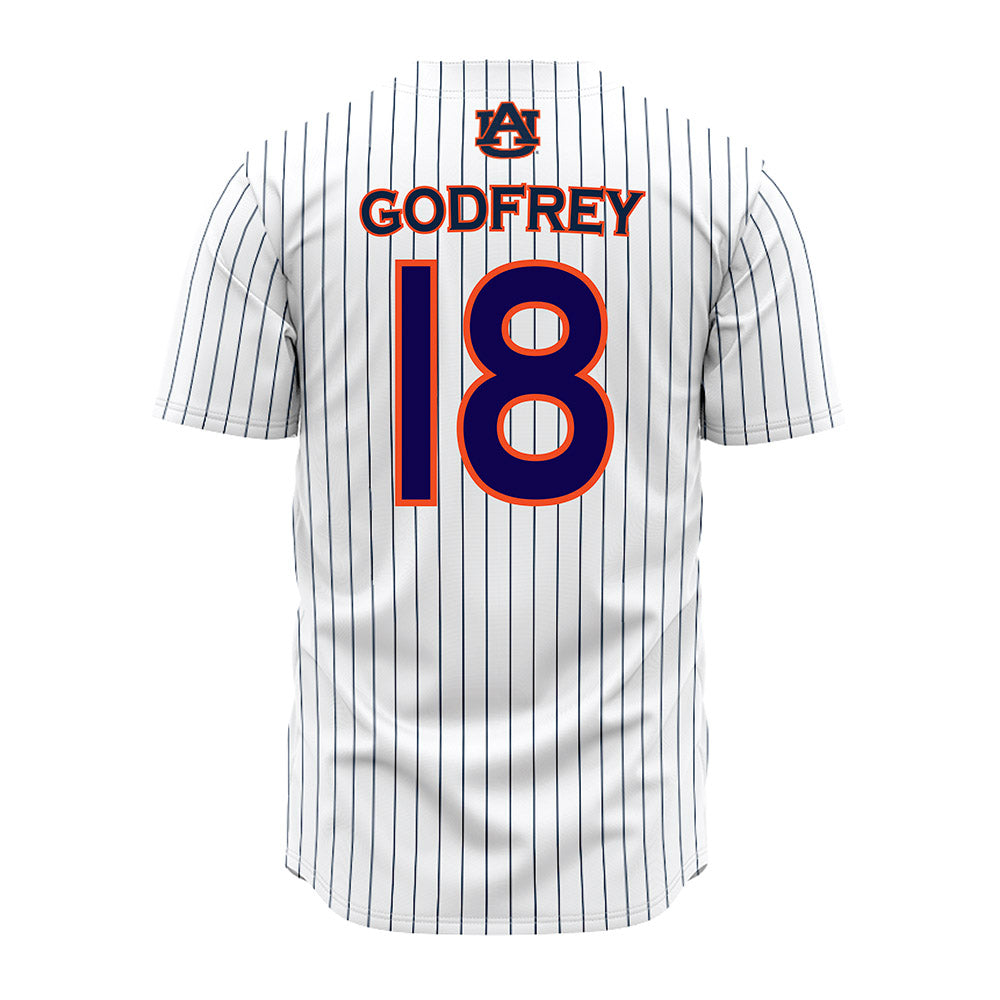 Auburn - NCAA Softball : Brit Godfrey - Pinstripe Jersey-1