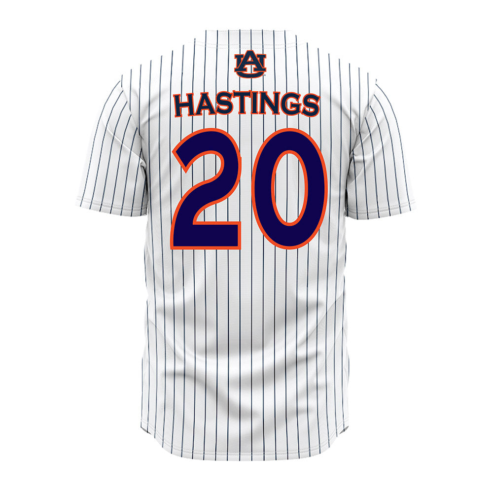 Auburn - NCAA Softball : Alyssa Hastings - Pinstripe Jersey-1