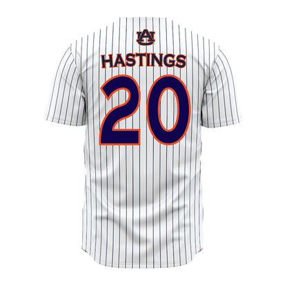 Auburn - NCAA Softball : Alyssa Hastings - Pinstripe Jersey-1