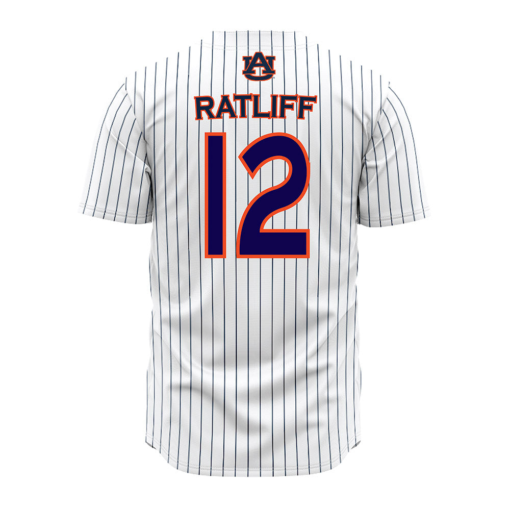 Auburn - NCAA Softball : Ava Ratliff - Pinstripe Jersey-1