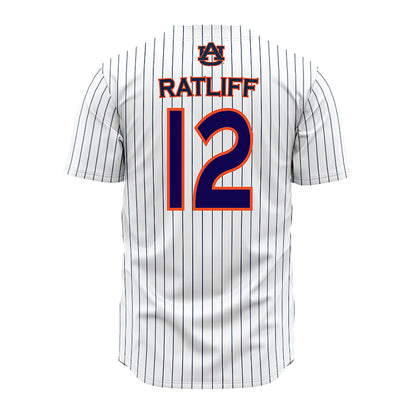Auburn - NCAA Softball : Ava Ratliff - Pinstripe Jersey-1