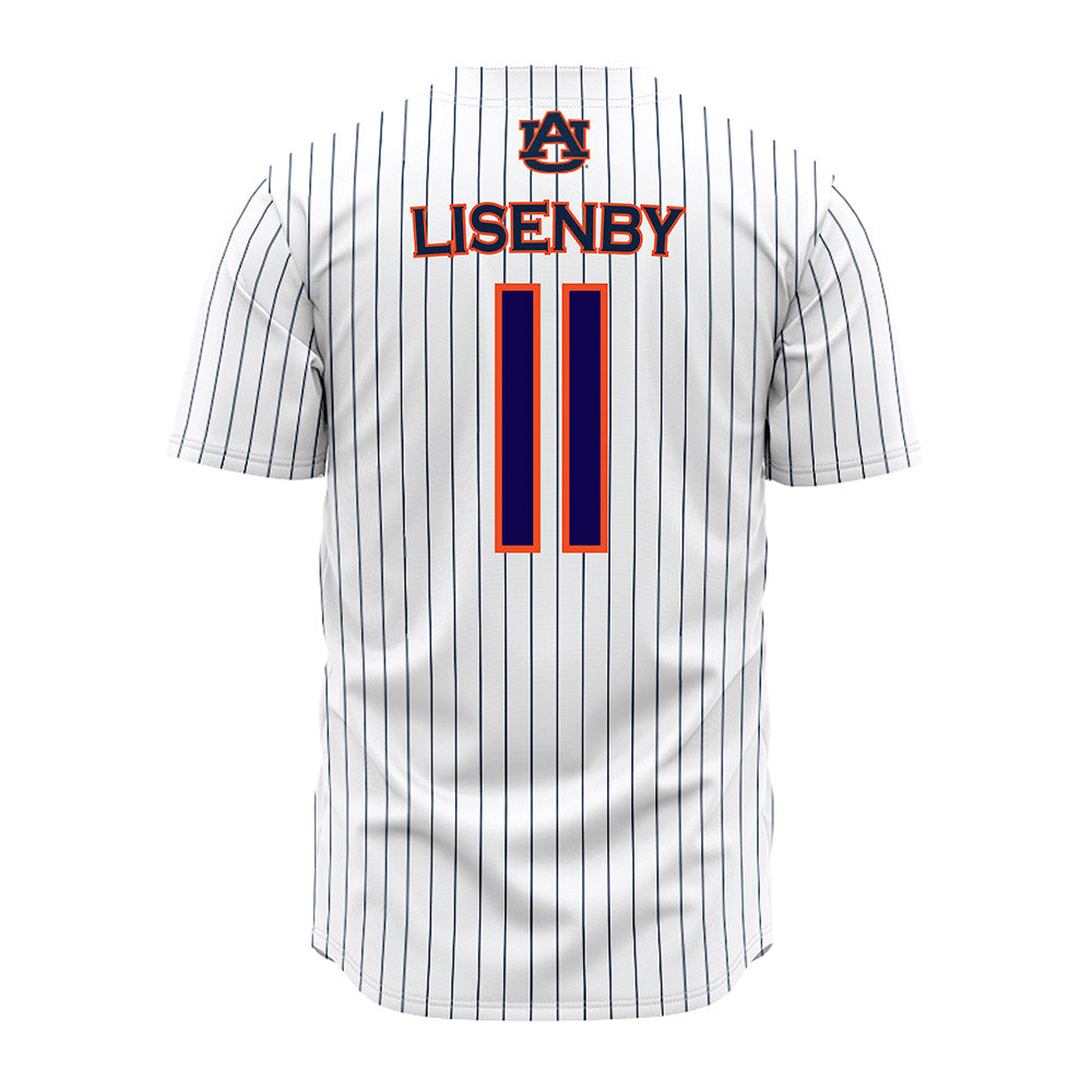 Auburn - NCAA Softball : Aubrie Lisenby - Softball Pinstripe Jersey