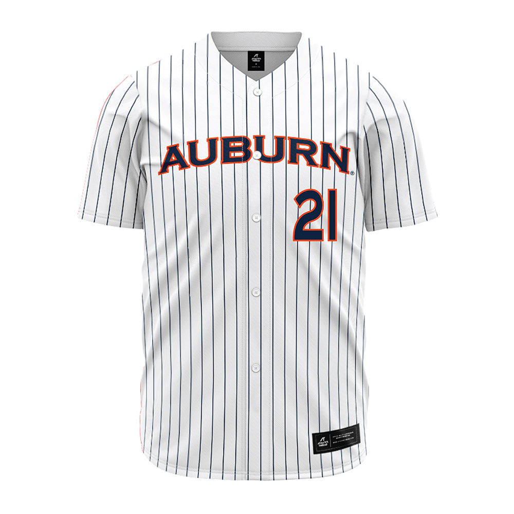 Auburn - NCAA Softball : Kylie Brockman - Pinstripe Jersey-0