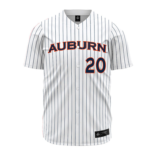 Auburn - NCAA Softball : Alyssa Hastings - Pinstripe Jersey-0