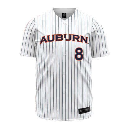 Auburn - NCAA Softball : Haley Rainey - Pinstripe Jersey-0