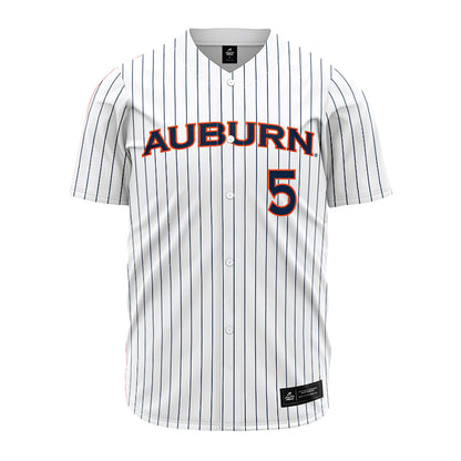 Auburn - NCAA Softball : georgia lessmann - Pinstripe Jersey-0