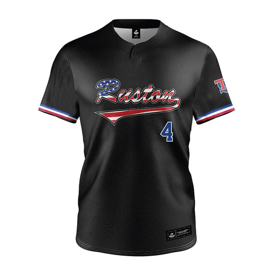LA Tech - NCAA Baseball : Cade Patterson - Black Jersey-0