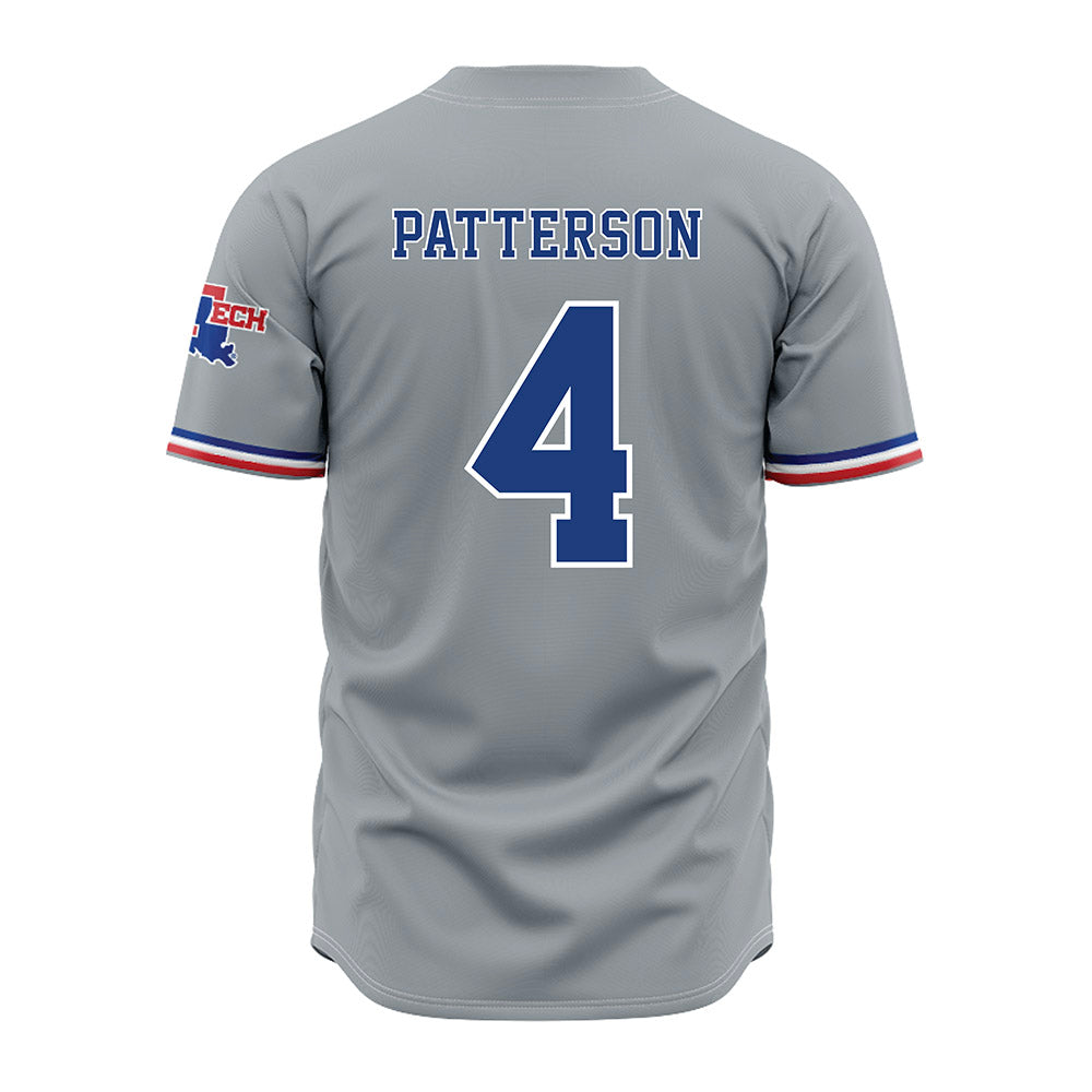 LA Tech - NCAA Baseball : Cade Patterson - Grey Jersey-1