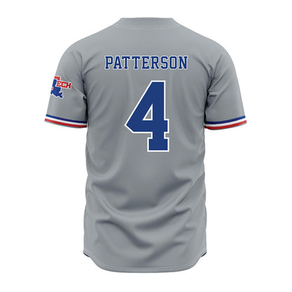 LA Tech - NCAA Baseball : Cade Patterson - Grey Jersey-1