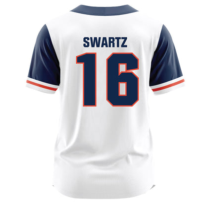 Illinois - NCAA Baseball : Jake Swartz - White Jersey