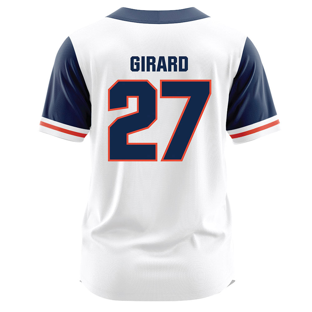 Illinois - NCAA Baseball : Nolan Girard - White Jersey-1