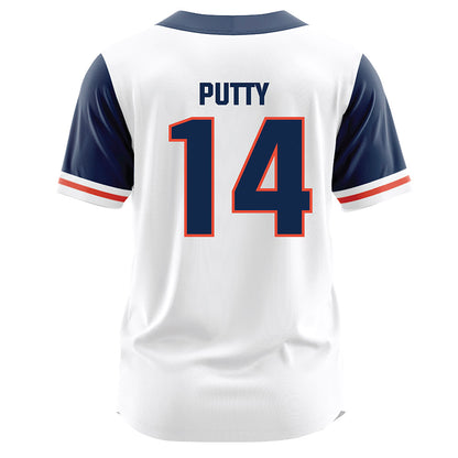 Illinois - NCAA Baseball : Aj Putty - White Jersey-1