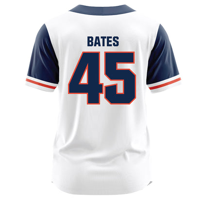 Illinois - NCAA Baseball : Zach Bates - White Jersey-1