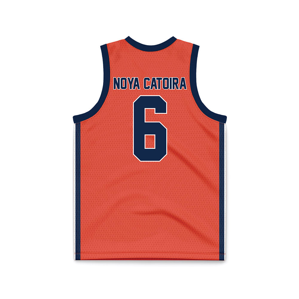 Illinois - NCAA Women's Basketball : Irene Noya Catoira - Orange Basketball Jersey-1