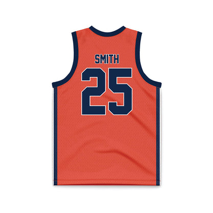 Illinois - NCAA Women's Basketball : Hayven Smith - Orange Basketball Jersey-1