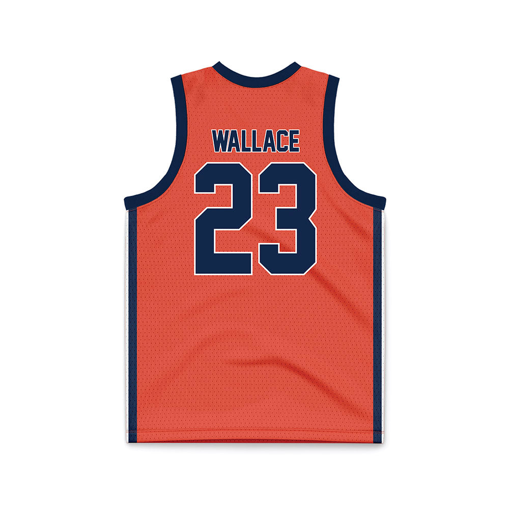 Illinois - NCAA Women's Basketball : Berry Wallace - Orange Basketball Jersey-1