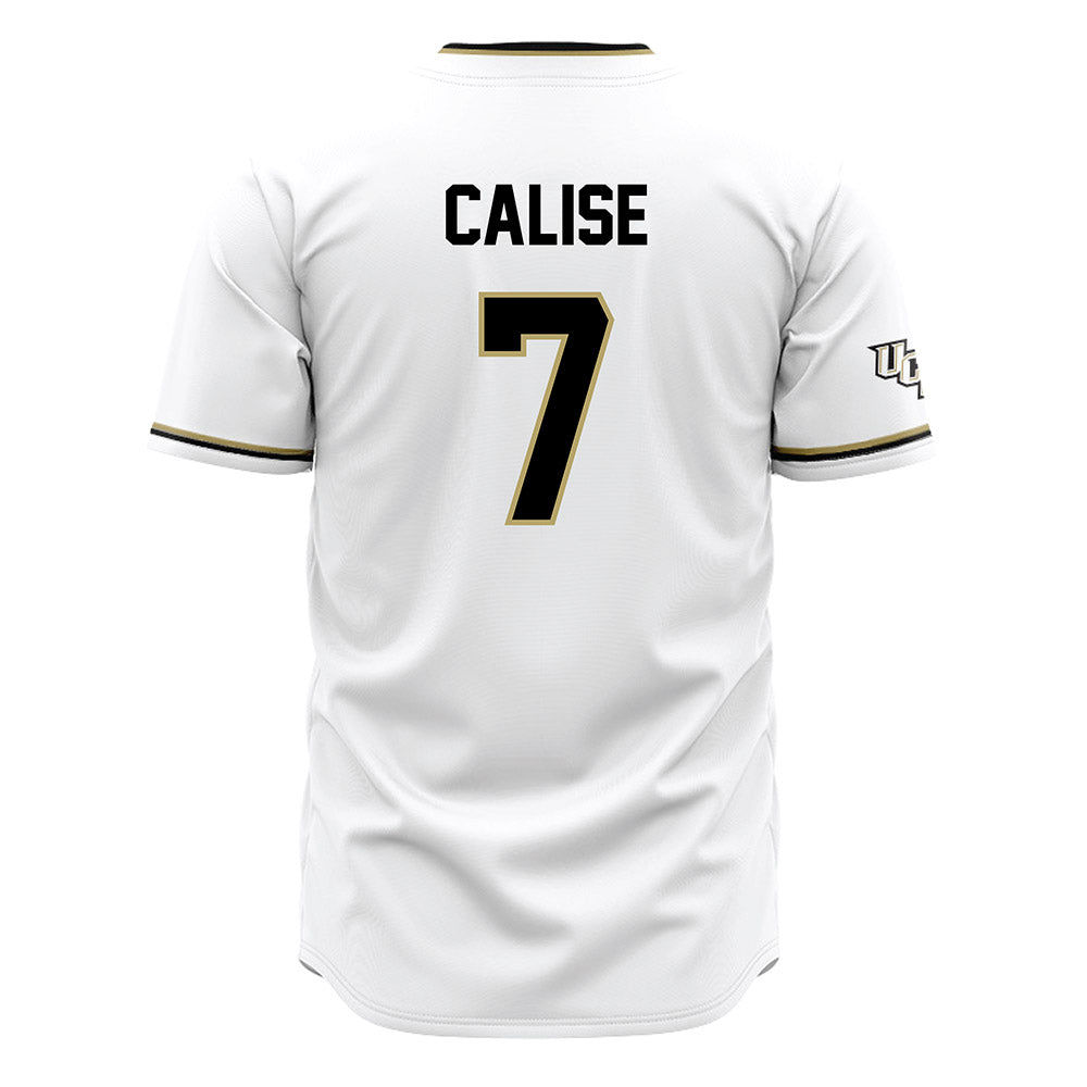 Central Florida - NCAA Baseball : Braden Calise - White Jersey-1