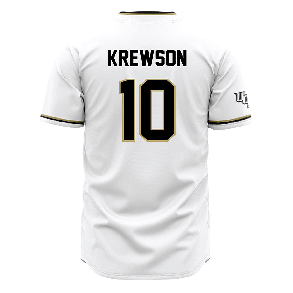 Central Florida - NCAA Baseball : Chase Krewson - White Jersey