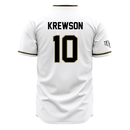 Central Florida - NCAA Baseball : Chase Krewson - White Jersey