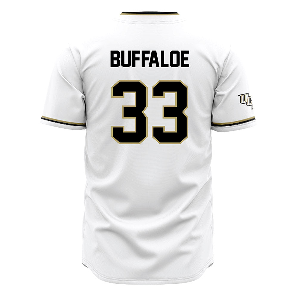 Central Florida - NCAA Baseball : Elijah Buffaloe - White Jersey-1