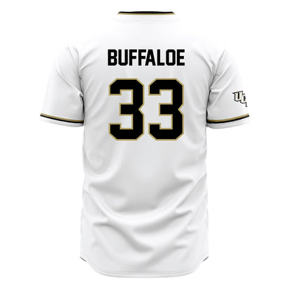 Central Florida - NCAA Baseball : Elijah Buffaloe - White Jersey-1
