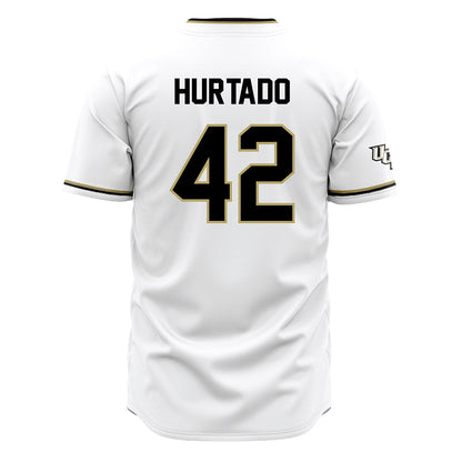 Central Florida - NCAA Baseball : Sebastian Hurtado - White Jersey-1