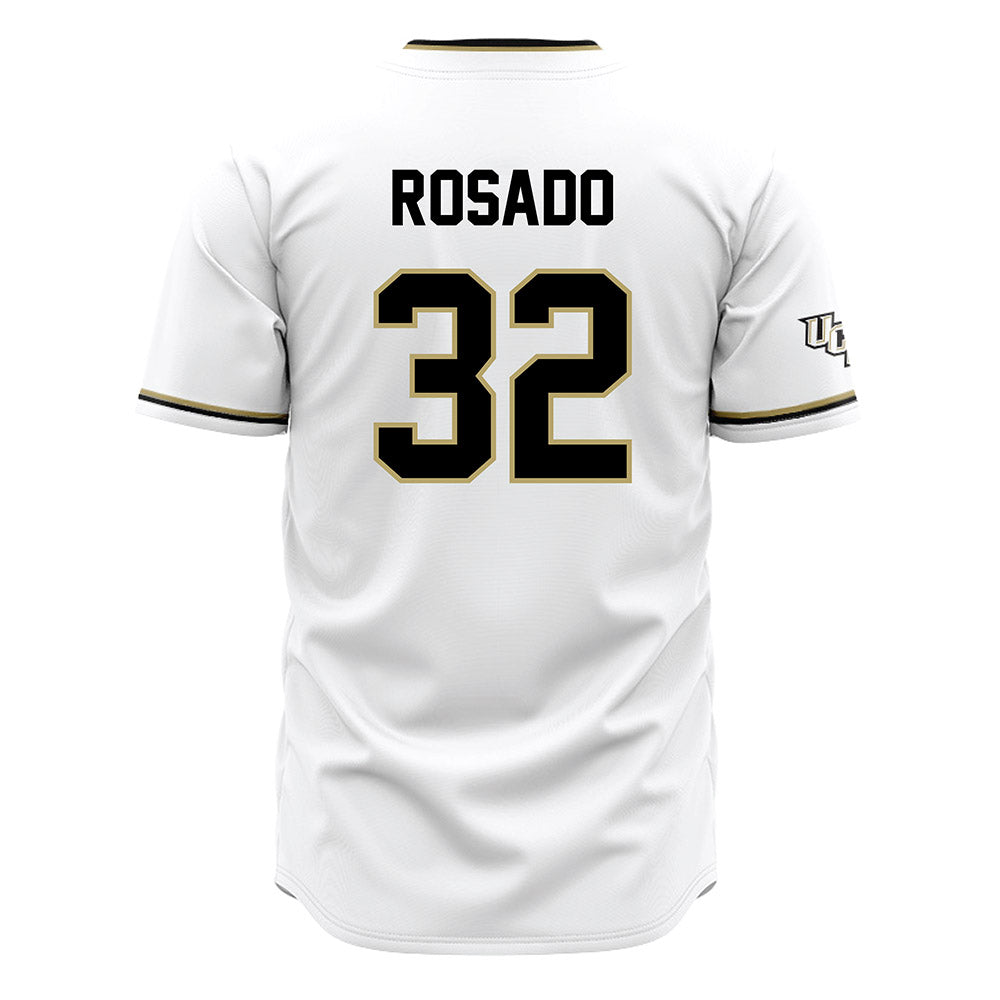 Central Florida - NCAA Baseball : Kaniel Rosado - White Jersey-1