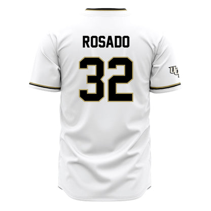 Central Florida - NCAA Baseball : Kaniel Rosado - White Jersey-1